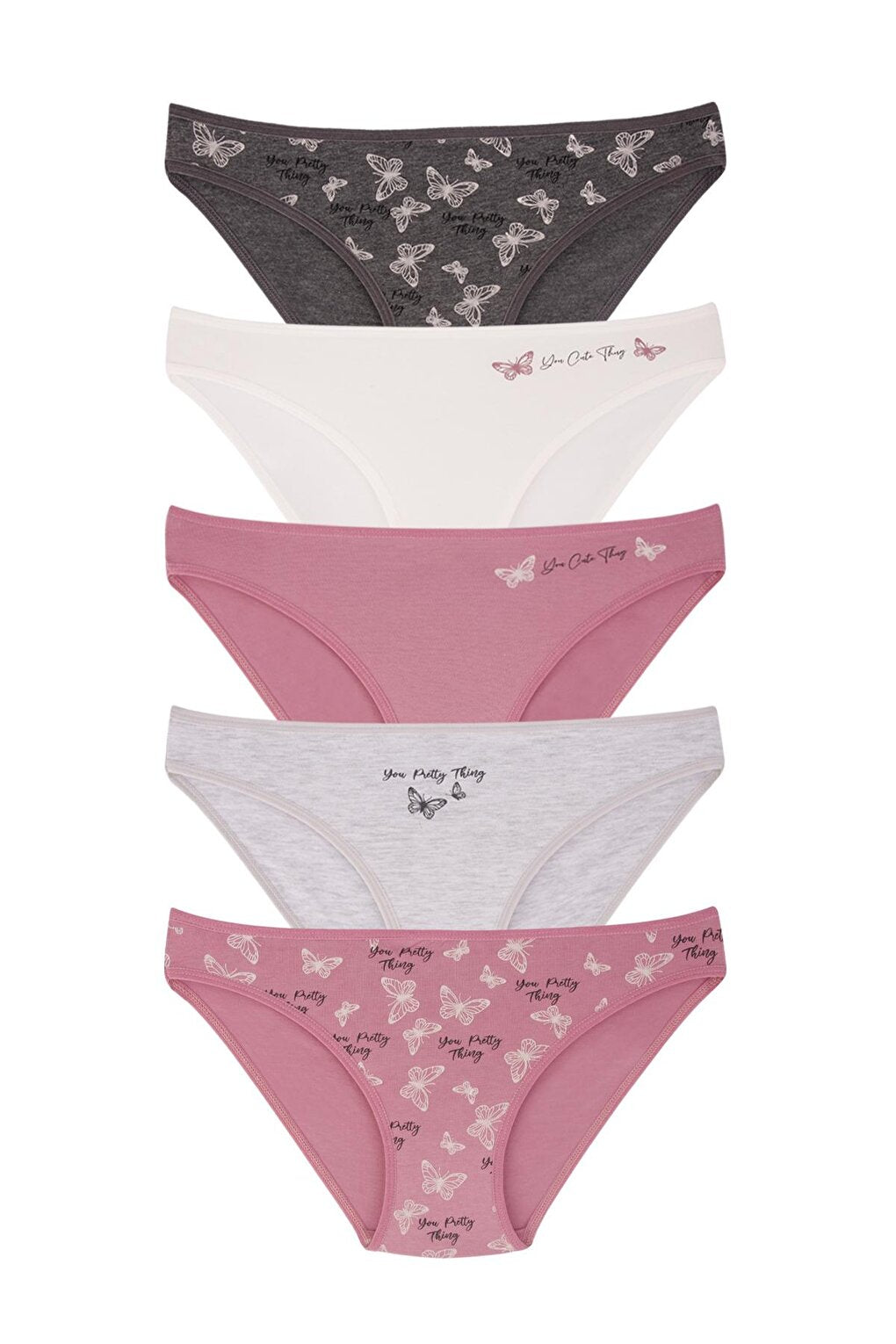 Girl's Cotton Panties 5 Pack