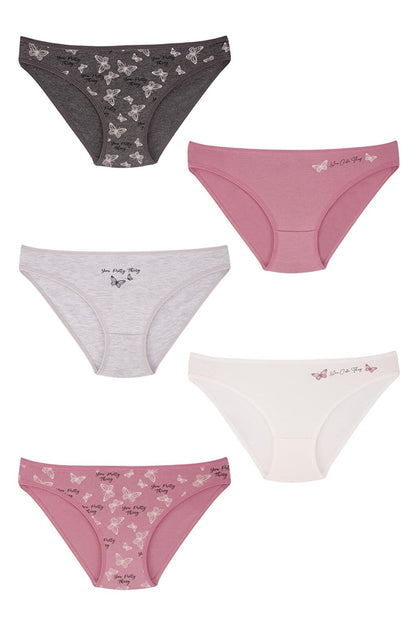 Girl's Cotton Panties 5 Pack