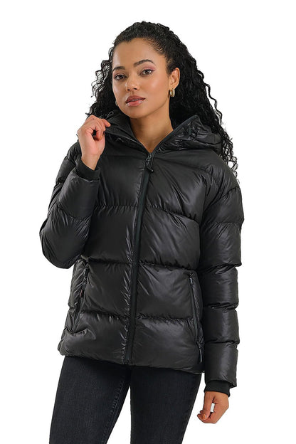 Women's Coat Hooded Puffer