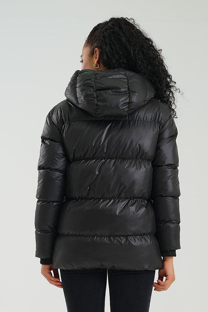 Women's Coat Hooded Puffer