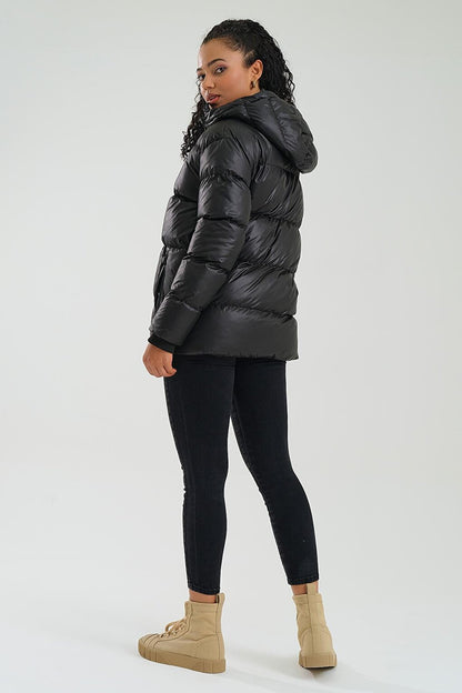 Women's Coat Hooded Puffer