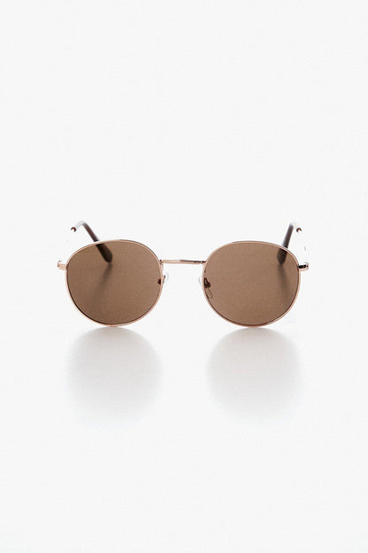 Round Framed Unisex Sunglasses