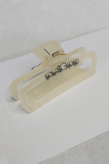 Acetate Stone Rectangular XXL 13 Cm Latch Buckle