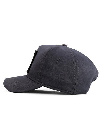 V1 Baseball Skull - Unisex Anthracite Hat (Cap) with 2 Code Logo