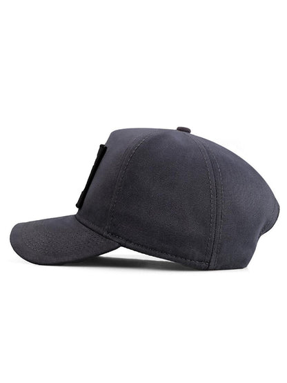 V1 Baseball At - Unisex Anthracite Hat (Cap) with 2 Code Logo