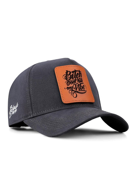 V1 Baseball Bitch Don't Kill My Vibe - 1 Unisex Anthracite Hat (Cap) with Code Logo