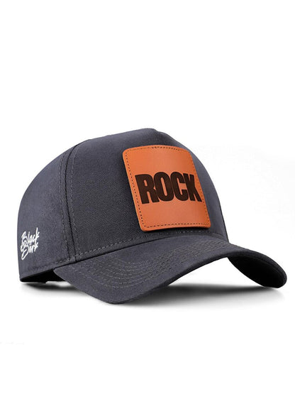 V1 Baseball Rock - Unisex Anthracite Hat (Cap) with 1 Code Logo