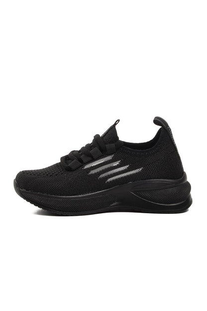 Black Mesh Boys Sneaker Ravello-P