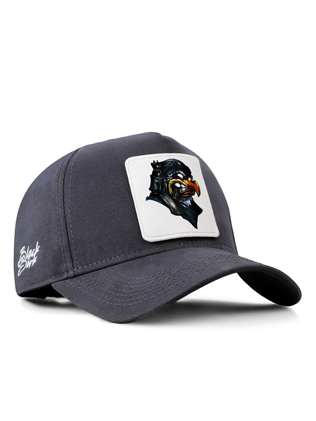 V1 Baseball Eagle - Unisex Anthracite Hat (Cap) with 1 Code Logo