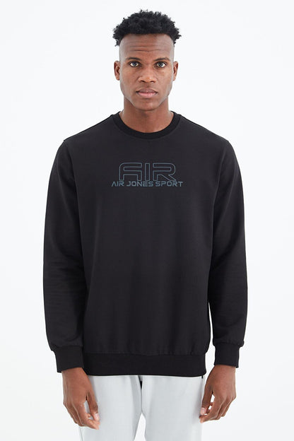 Willy Black Standard Fit Men's Sweatshirt - 88307