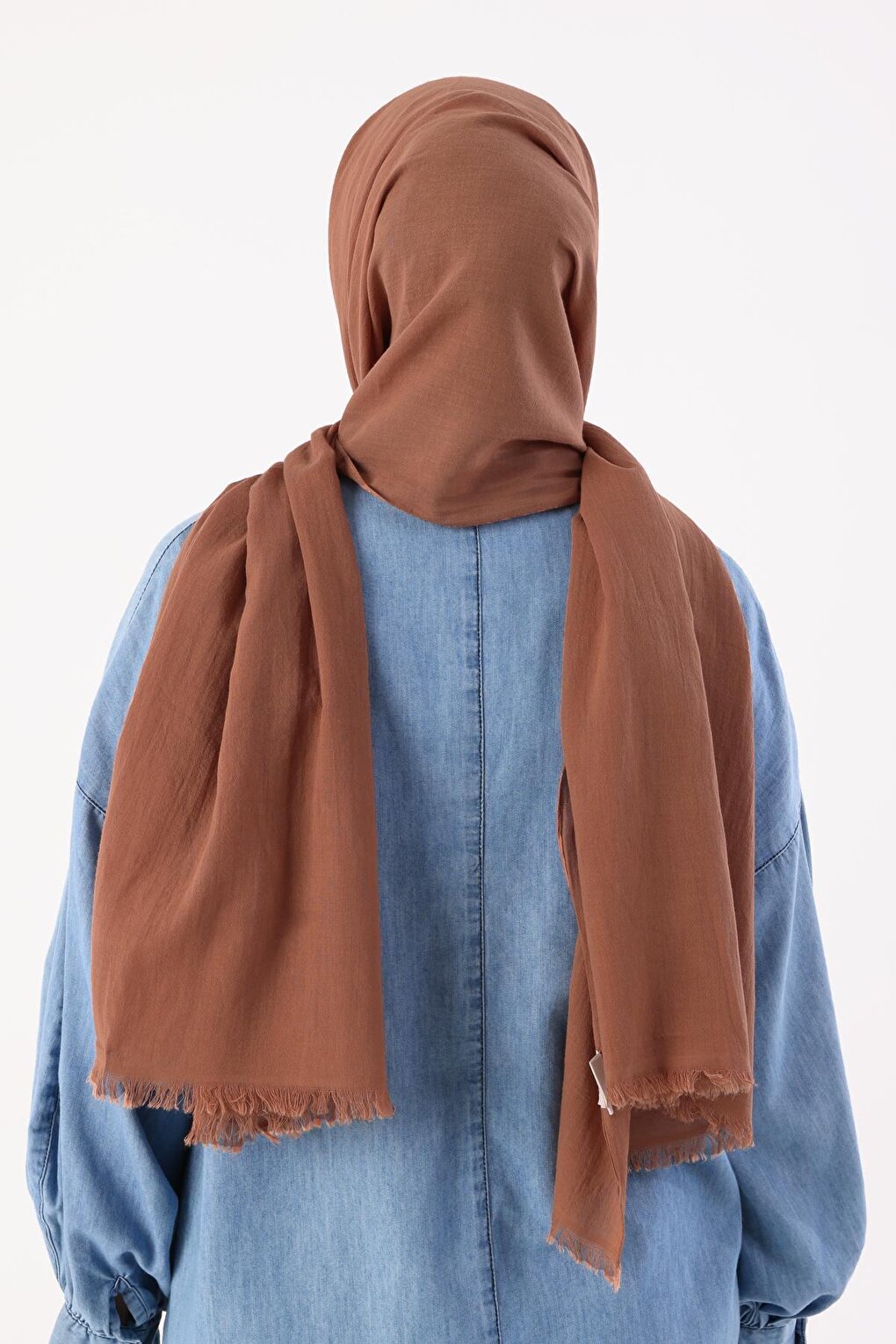 Milk Brown Natural Cotton Shawl