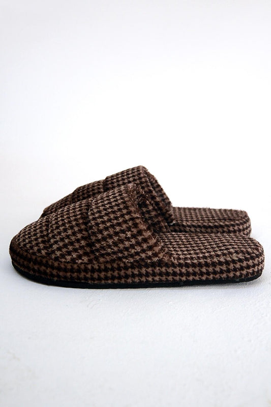 Closed Front Thermal Sole Men's House Slippers 001-36-21YN