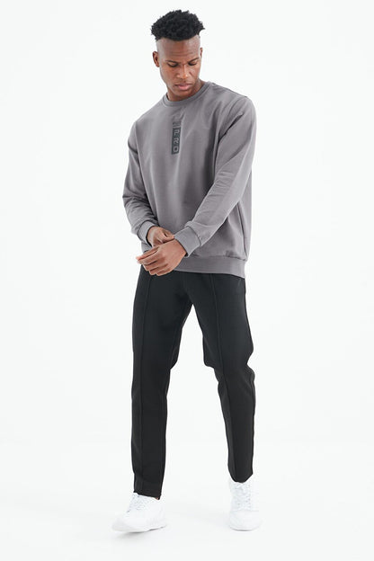 Leroy Dark Gray O Neck Men's Sweatshirt - 88306