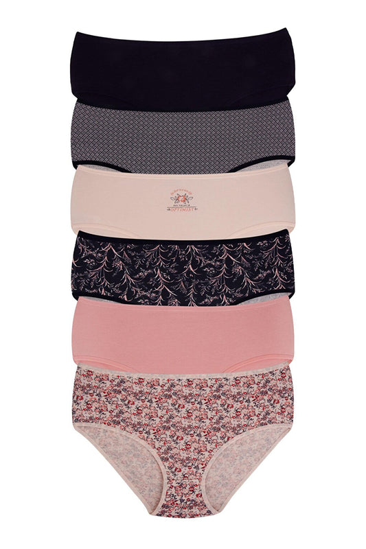 Women's High Waist Panties 6 Pack