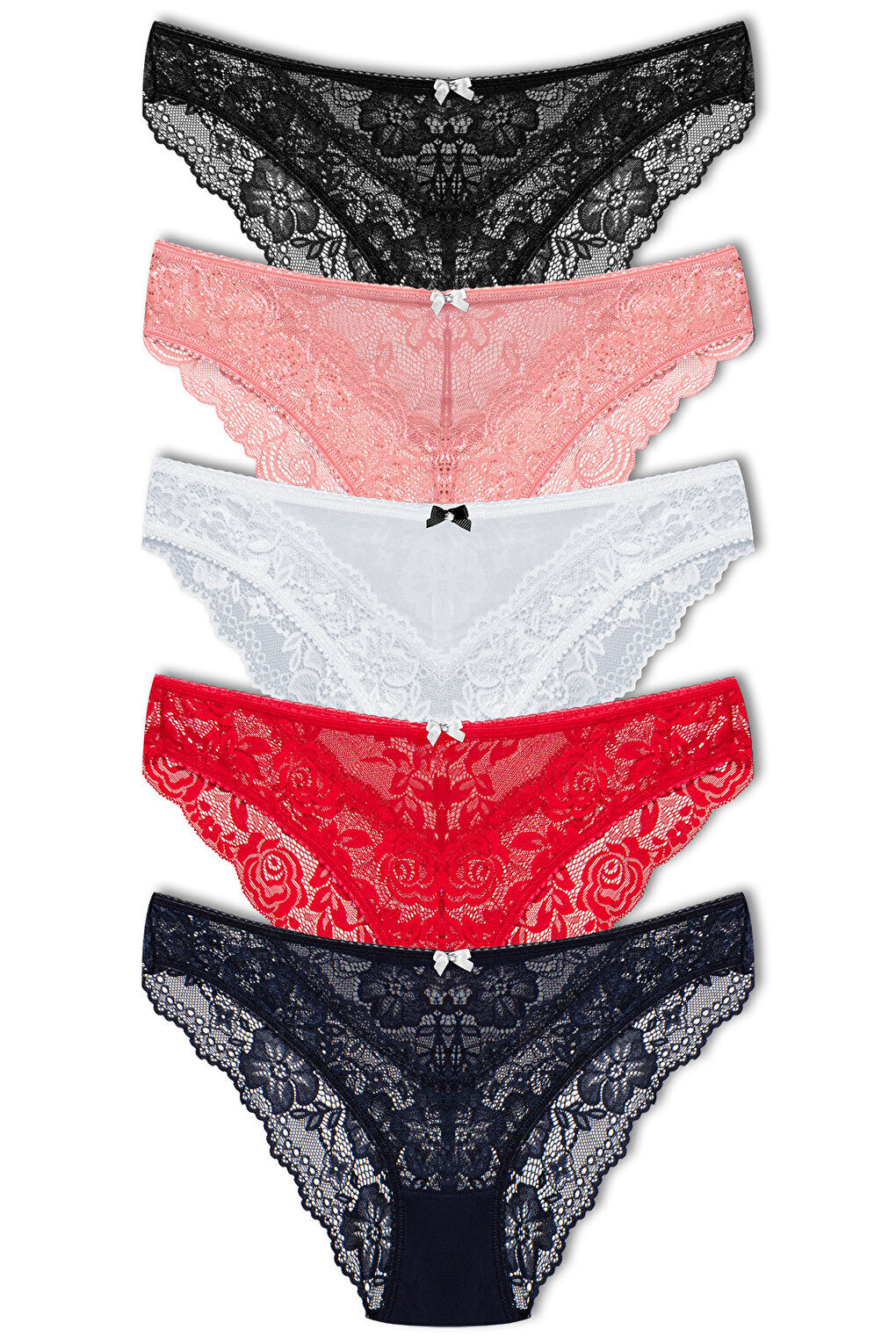 Lace Women's Slip Panties 5-pack