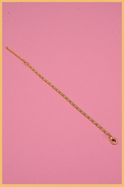 Gold Plated Chain Bracelet 8