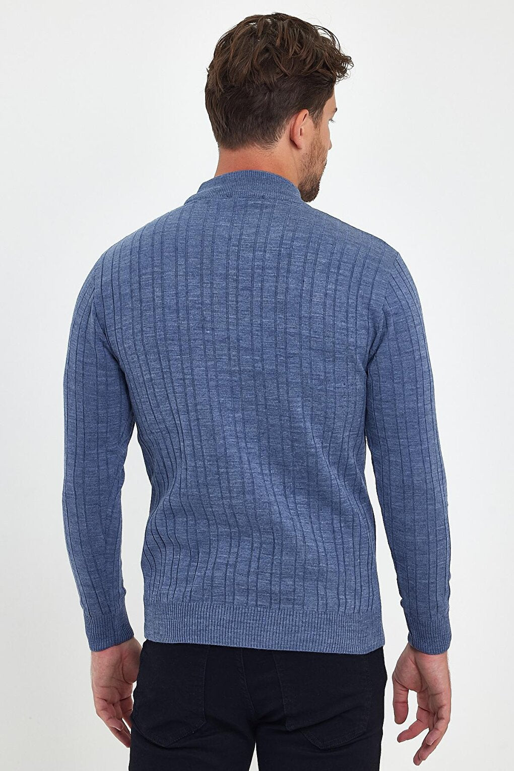 Men's Turtleneck Long Sleeve Sweater