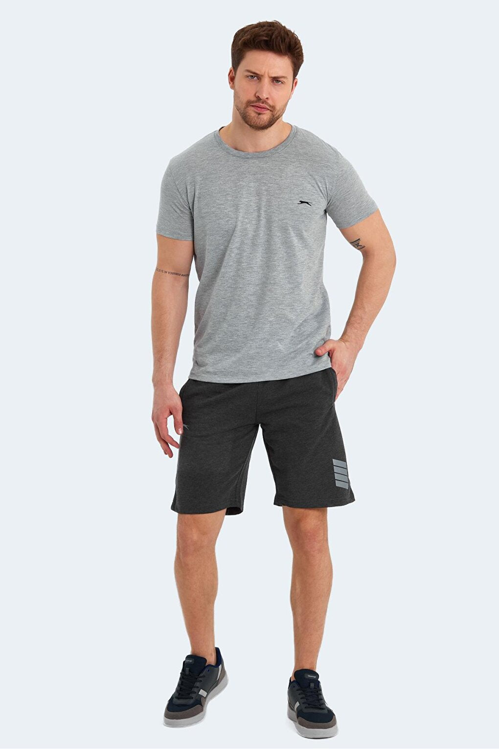 INGOLF Men's Shorts Dark Gray