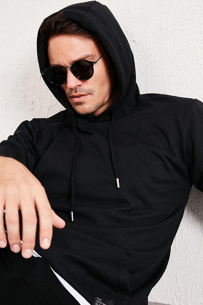 Kangaroo Pocket Slim Fit Hooded Winter Sweat 5975002