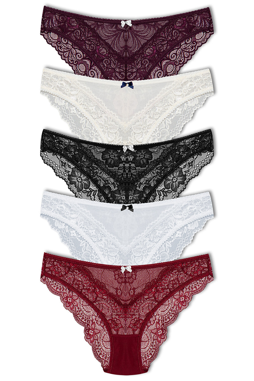 Lace Women's Slip Panties 5-pack