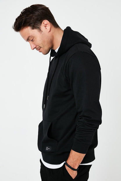 Kangaroo Pocket Slim Fit Hooded Winter Sweat 5975002