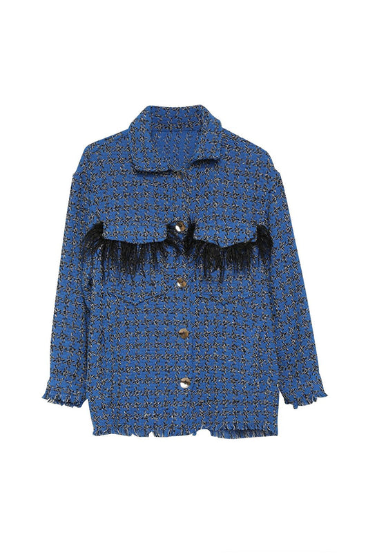 Feather Pocket Shirt Dark Blue