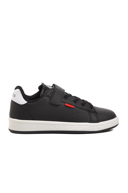 1539-F Black-White Velcro Children's Sneaker