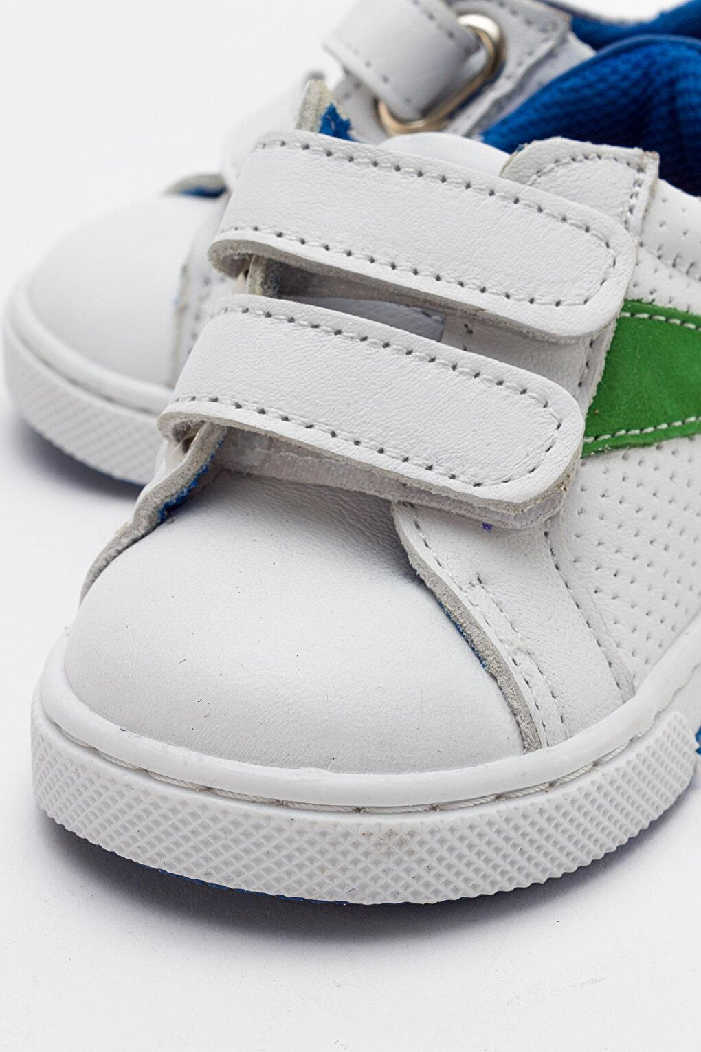 Boy's White Genuine Leather Casual Shoes