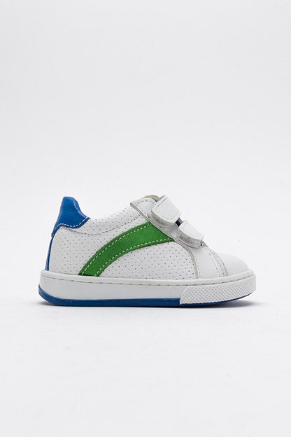 Boy's White Genuine Leather Casual Shoes