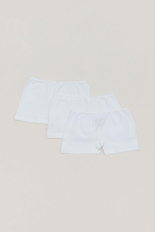 Butterfly Stone Girl's 3-Piece Boxer