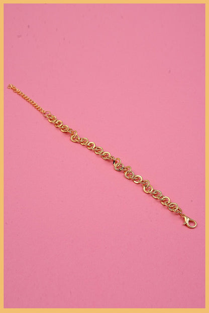 Gold Plated Chain Bracelet 1