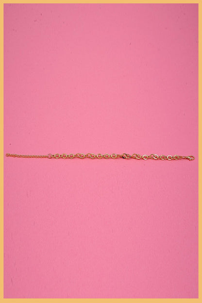 Gold Plated Chain Bracelet 1