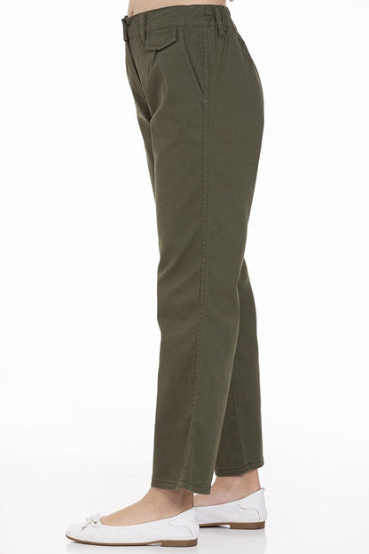 Girl's Wide Leg Gabardine Trousers 9-14 Years Lx249