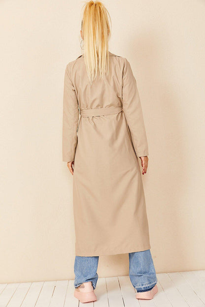 Double Breasted Collar Trench Coat