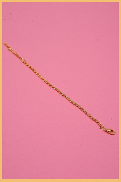 Gold Plated Chain Bracelet 3