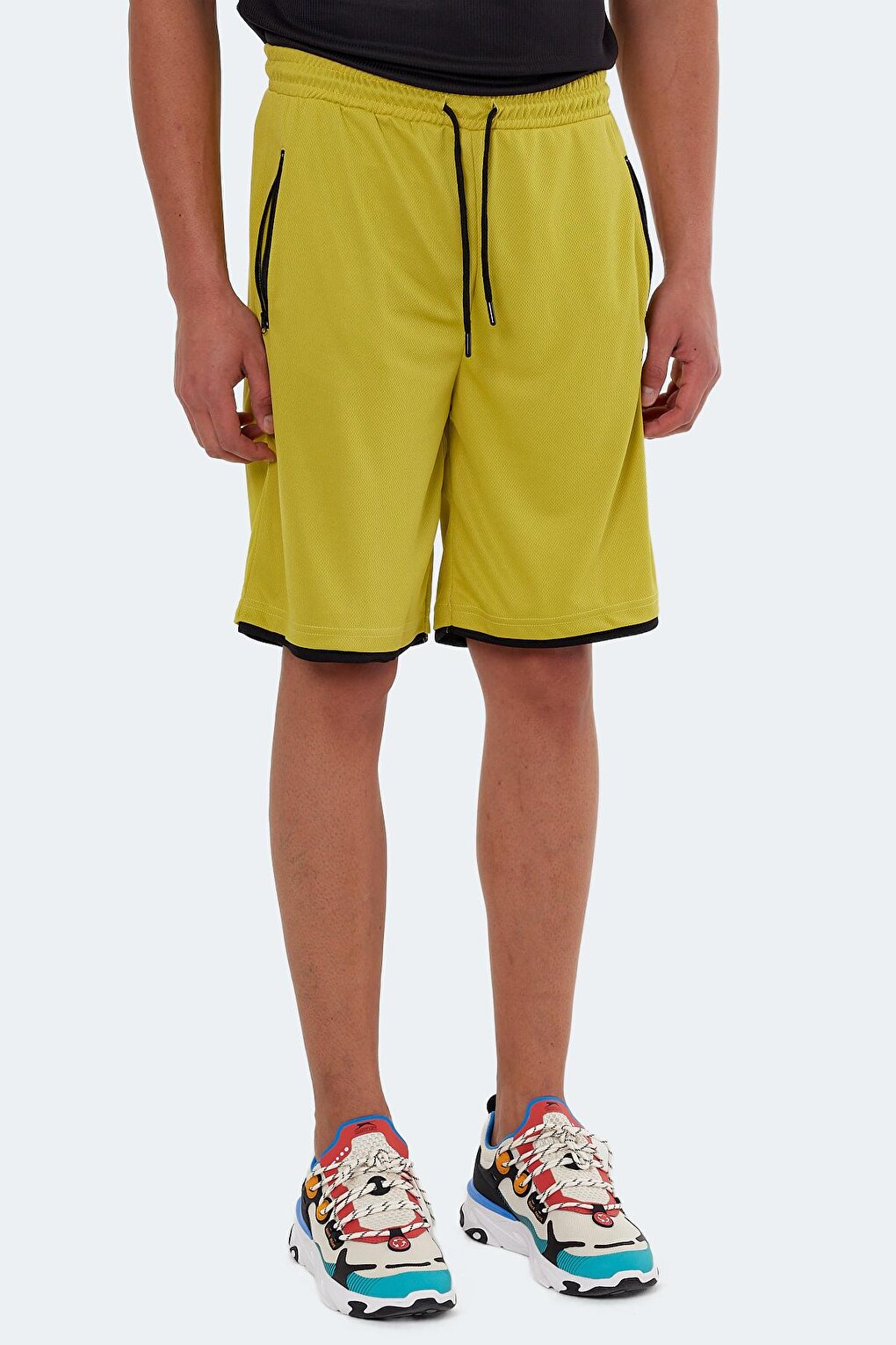 SAYAKA Men's Shorts Yellow