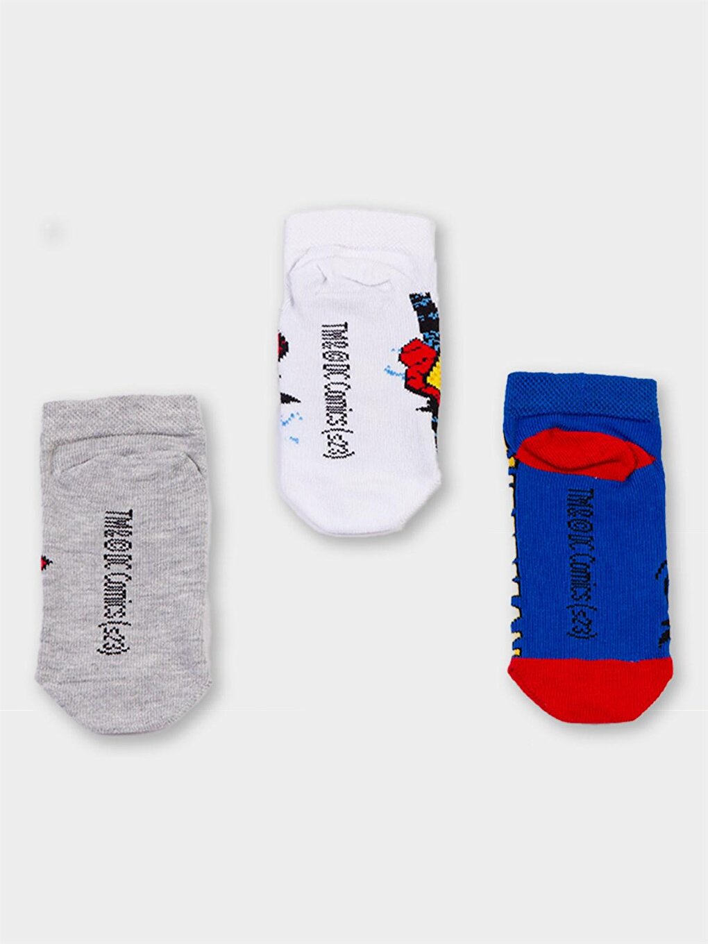 Superman Licensed Boy's 3 Pairs Booties Socks 21084