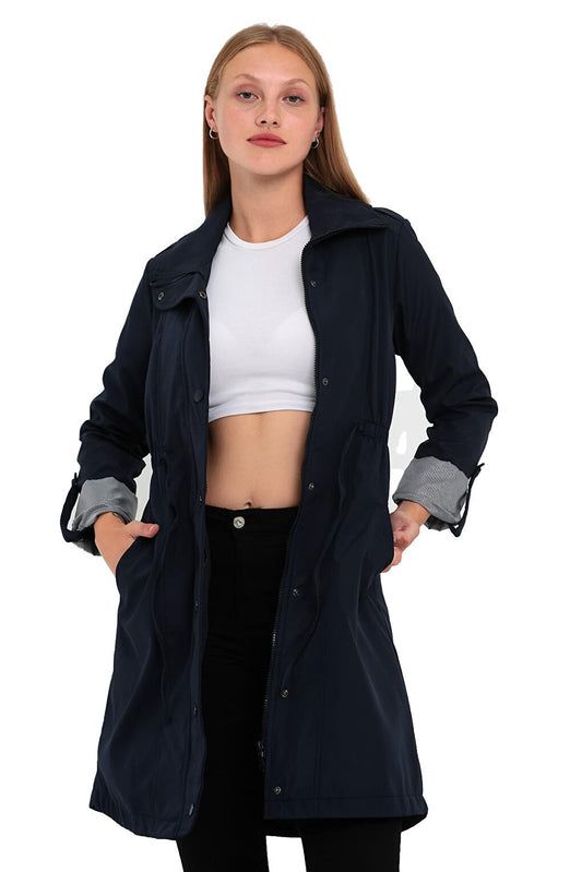 Women's Waist-Tied Trench Coat