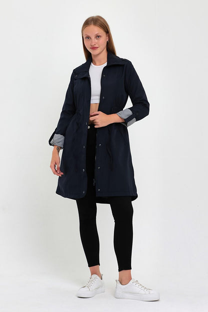 Women's Waist-Tied Trench Coat