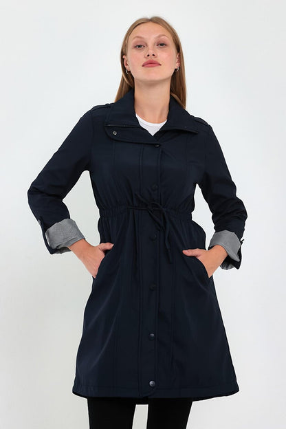 Women's Waist-Tied Trench Coat