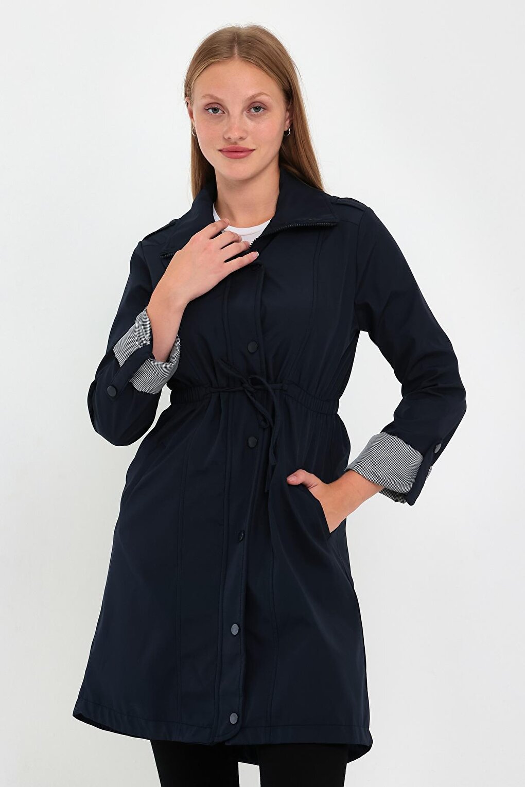 Women's Waist-Tied Trench Coat