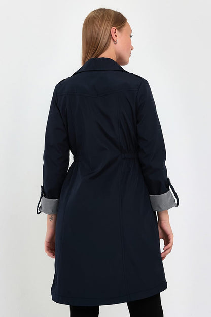 Women's Waist-Tied Trench Coat