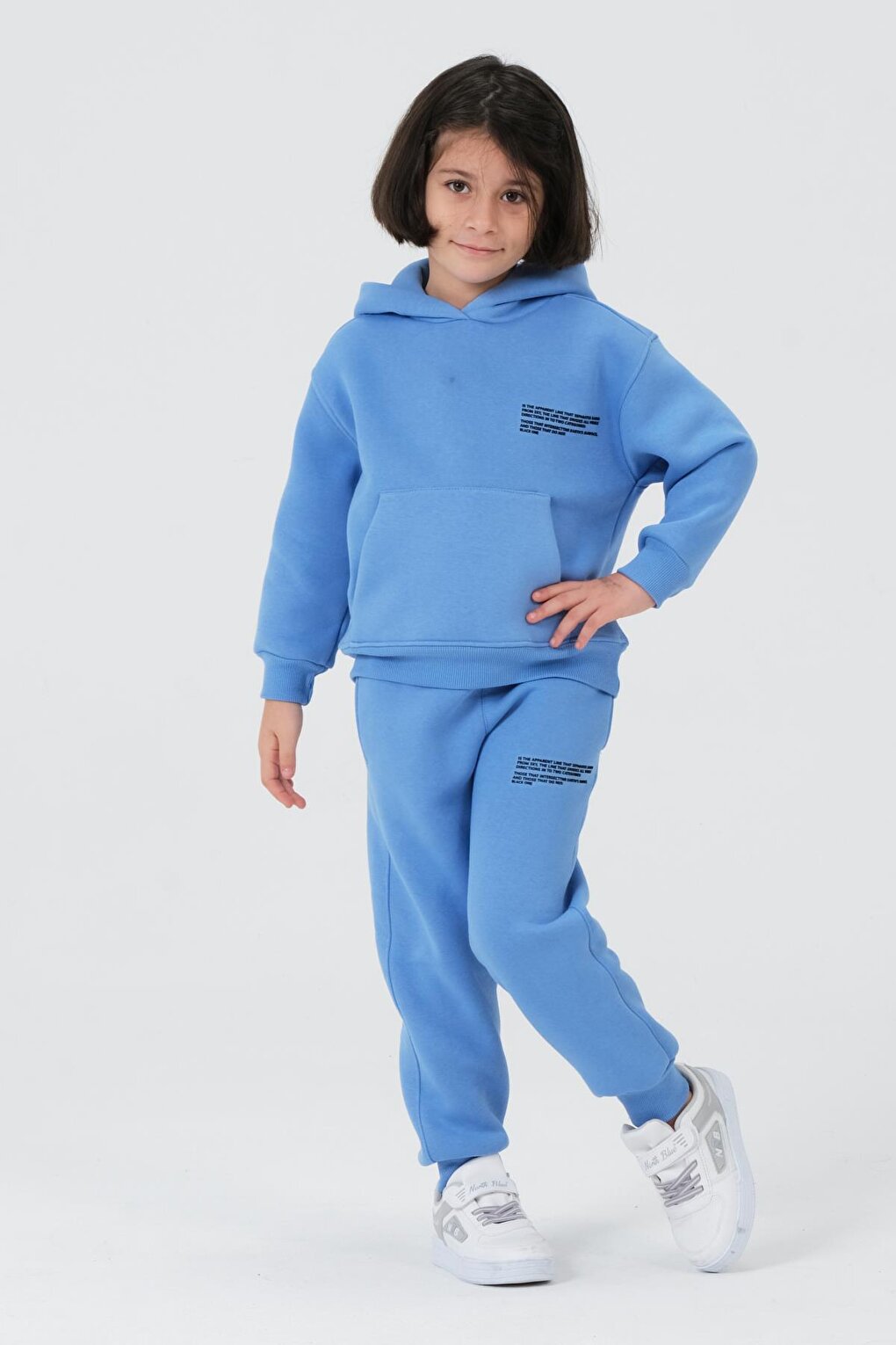 Girl's Hooded Tracksuit Set