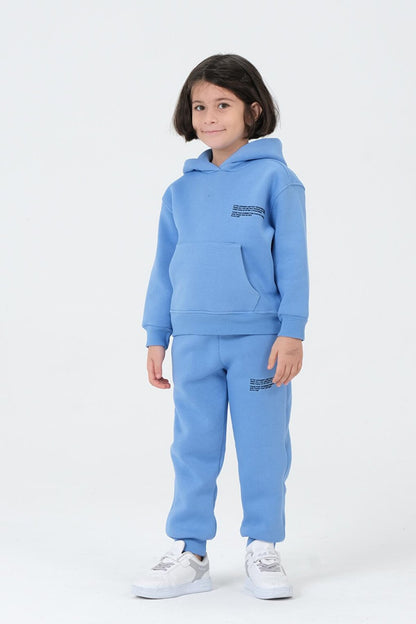 Girl's Hooded Tracksuit Set