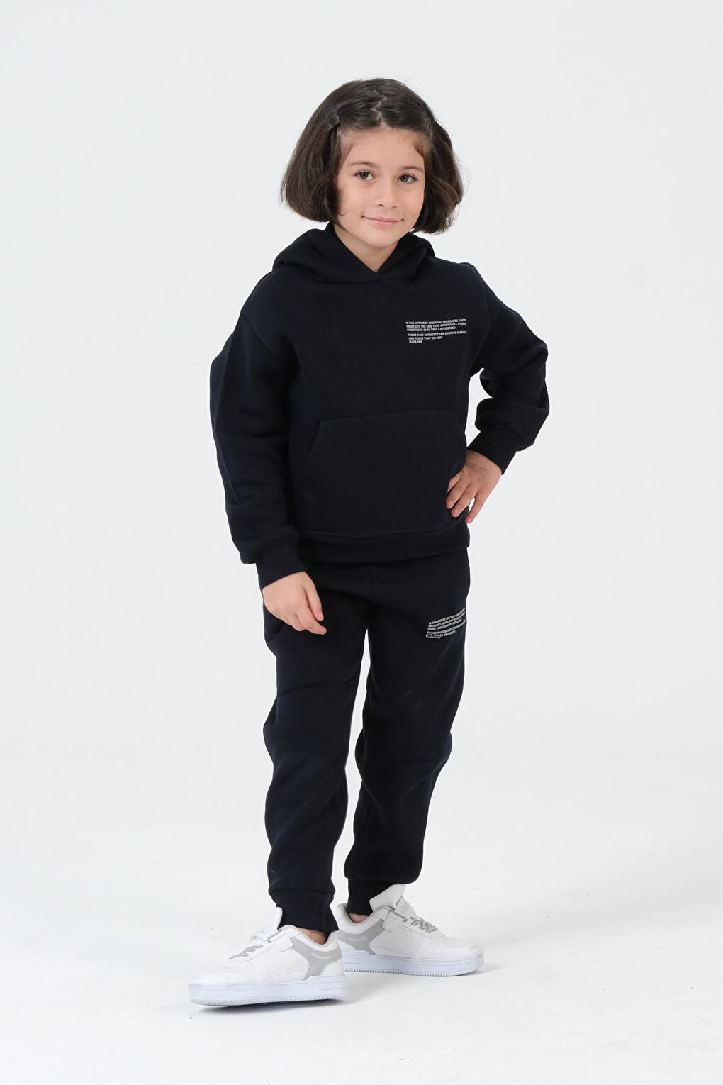 Girl's Hooded Tracksuit Set