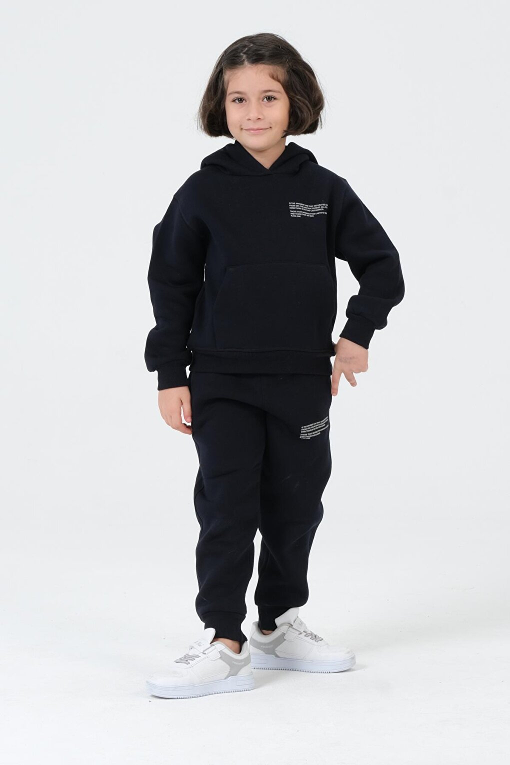 Girl's Hooded Tracksuit Set