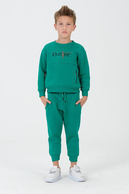 Boy's Crew Neck Tracksuit