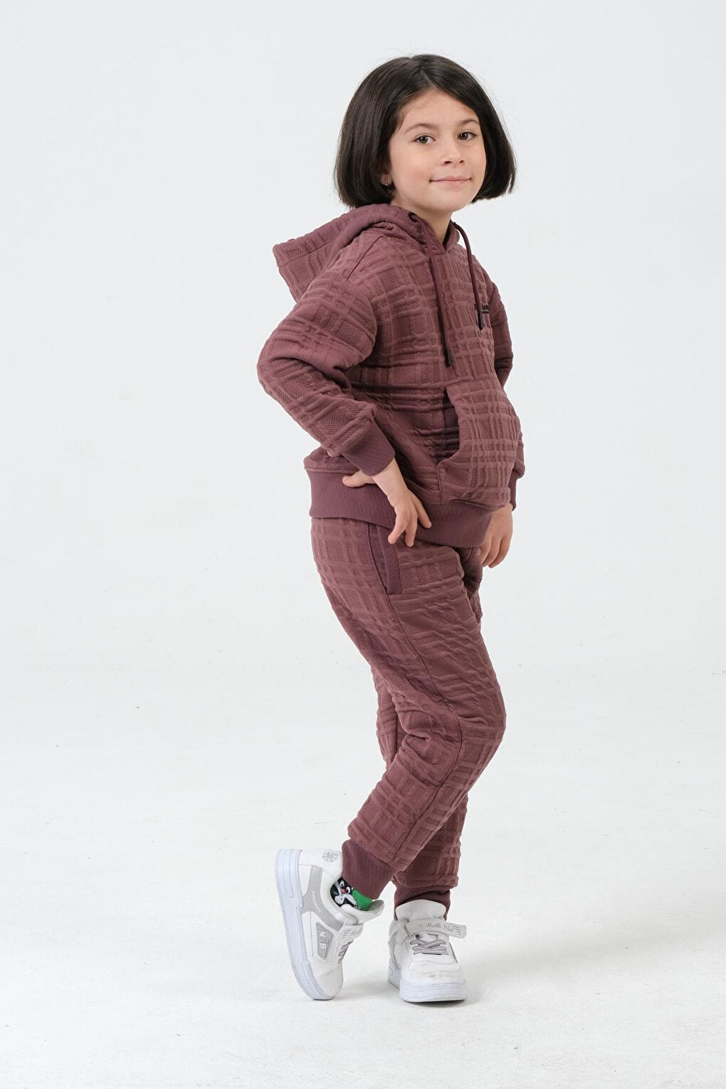 Girl's Hooded Tracksuit Set