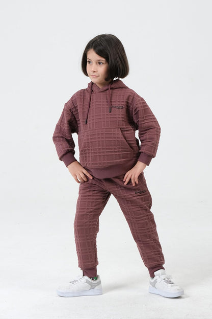 Girl's Hooded Tracksuit Set