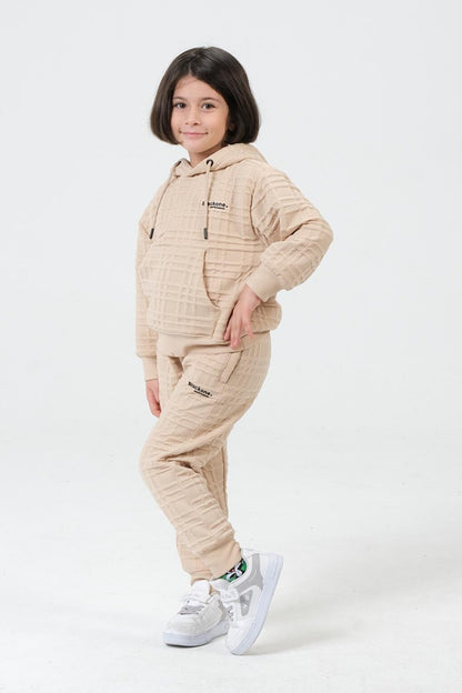 Girl's Hooded Tracksuit Set